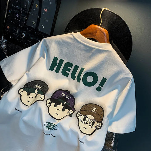 Hello Graphic Premium Streetwear Tee